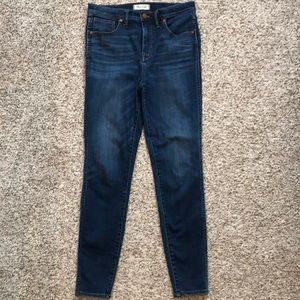 Madewell 10” high rise skinny TALL